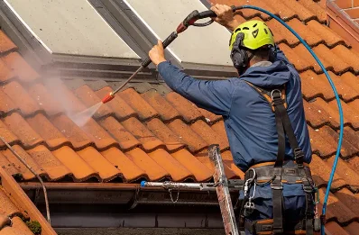 Démoussage et hydrofuge de toiture à Adinfer